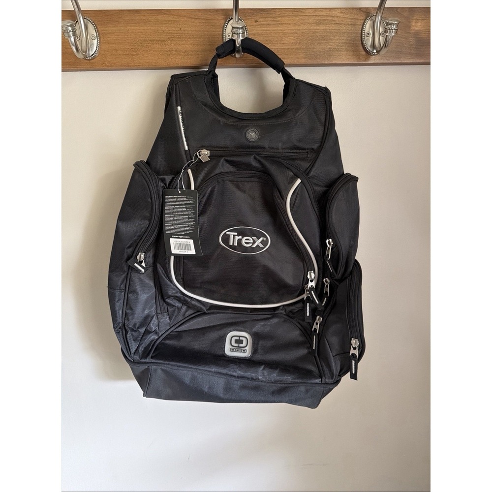 OGIO Bounty Hunter Backpack Black Laptop Travel Pack NEW w/ Tags Trex Logo